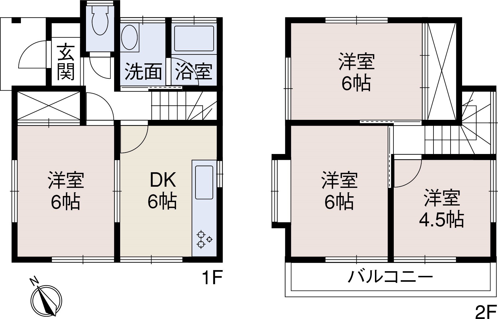 閑静で緑豊かな住宅地に敷地２０坪超の中古戸建